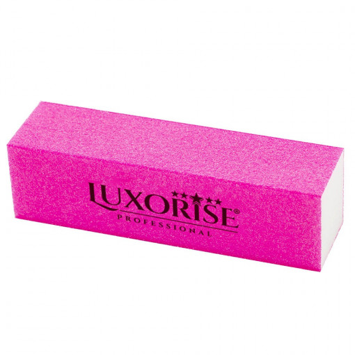 Buffer Unghii Neon LUXORISE cu 4 fete, Roz
