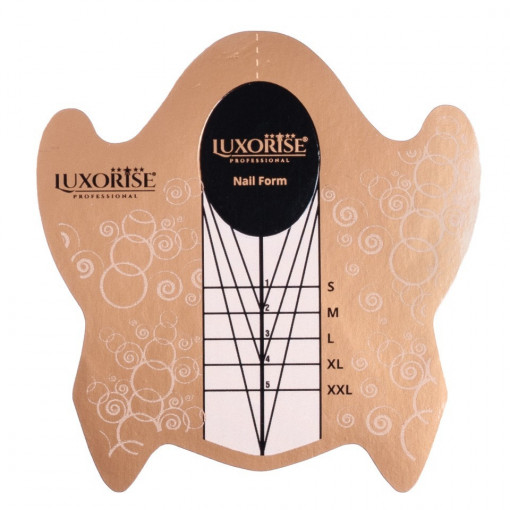 Sabloane Constructie Unghii Gel LUXORISE, All Form, 50 buc