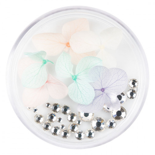 Flori Uscate Unghii cu cristale - Floral Fairytale #11 LUXORISE