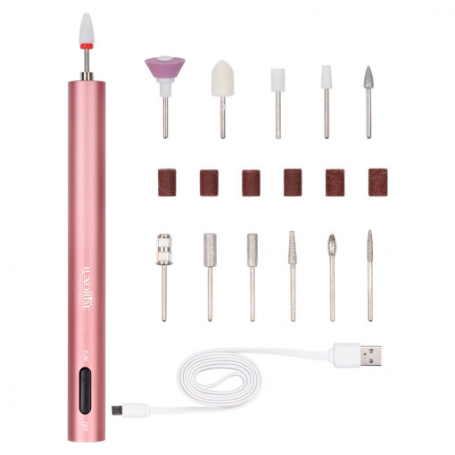 Freza Unghii Portabila TITANIUM PEN PRO - Roz, LUXORISE
