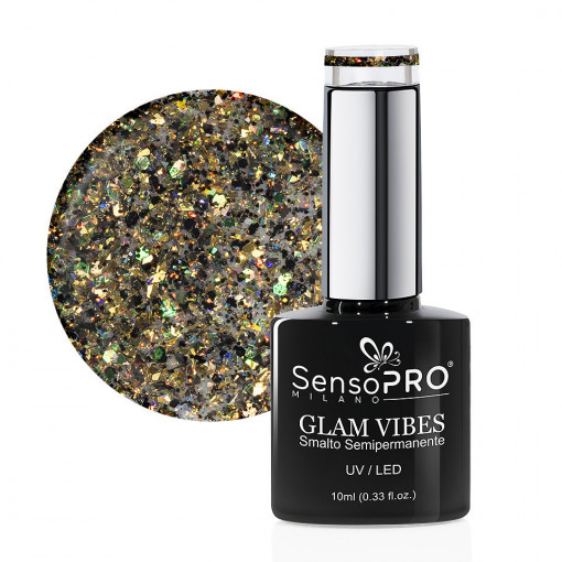 Oja Semipermanenta Glam Vibes SensoPRO Milano #20 Flaxy Princess, 10ml