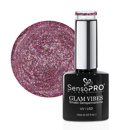 Oja Semipermanenta Glam Vibes SensoPRO Milano #31 Popular Girl, 10ml