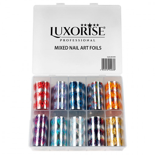 Set Folii Transfer LUXORISE #53 Burning Effect, Set 10 buc