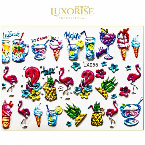 Tatuaj 3D Unghii LUXORISE LX055 - Adventure