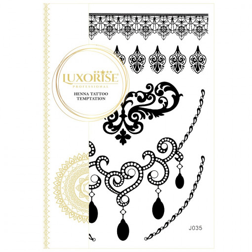 Tatuaj Temporar LUXORISE Neck Line J035