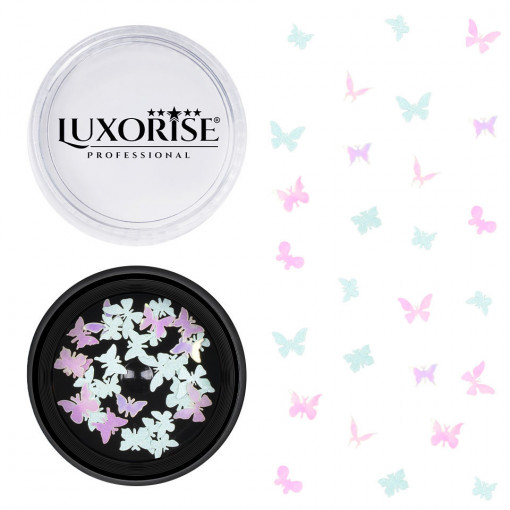 Decoratiuni Unghii Nail Art Butterfly Halo, LUXORISE
