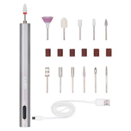Freza Unghii Portabila TITANIUM PEN PRO - Silver, LUXORISE