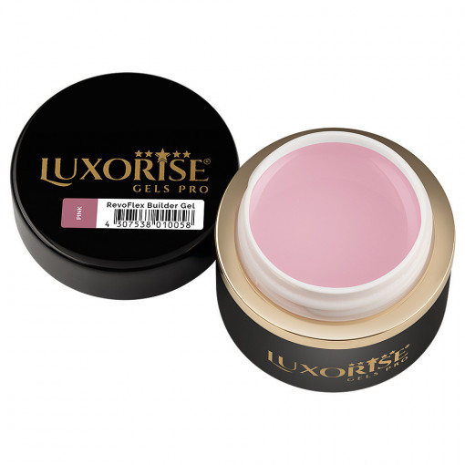 Poze Gel UV Constructie Unghii RevoFlex LUXORISE 15ml, Pink