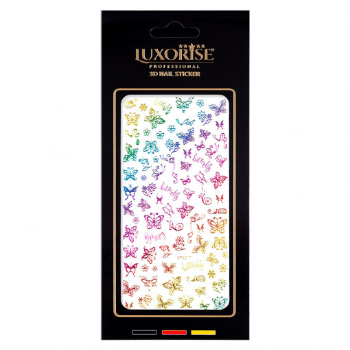 Sticker Unghii Butterfly DP2017, LUXORISE