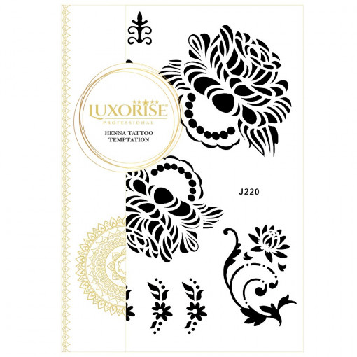 Tatuaj Temporar LUXORISE Rose Story J220