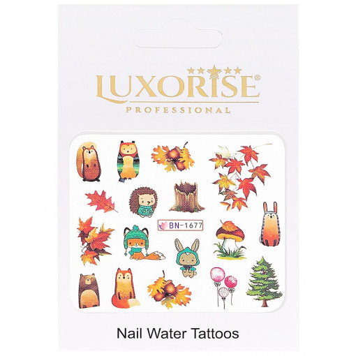 Tatuaj Unghii Fall BN-1677, LUXORISE