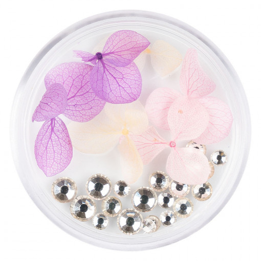 Flori Uscate Unghii cu cristale - Floral Fairytale #08 LUXORISE
