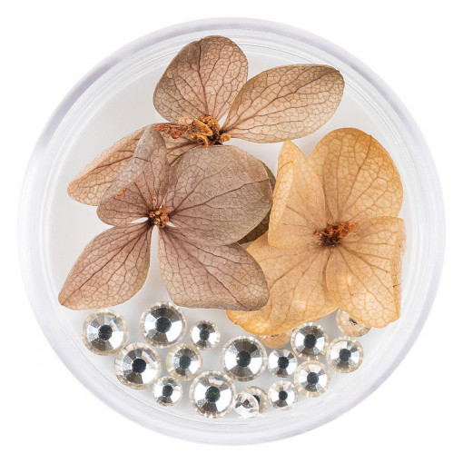 Flori Uscate Unghii cu cristale - Floral Fairytale #12 LUXORISE