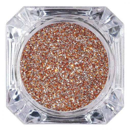 Sclipici Unghii Pulbere LUXORISE, Sparkle Bronze Glitter