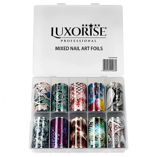 Set Folii Transfer LUXORISE #45 Snake Colors, Set 10 buc