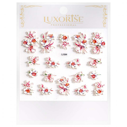 Sticker 3D Unghii Adventure L104, LUXORISE