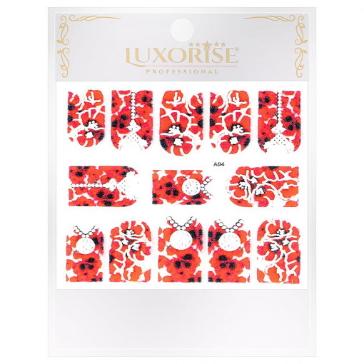 Sticker 3D Unghii Artistry A04, LUXORISE
