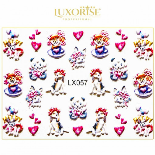 Tatuaj 3D Unghii LUXORISE LX057 - Adventure