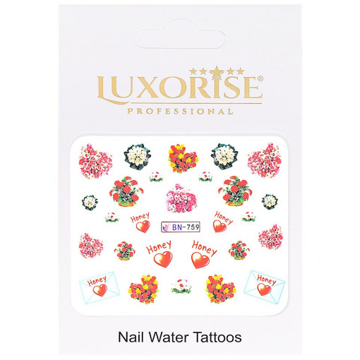 Tatuaj Unghii Love BN-759, LUXORISE