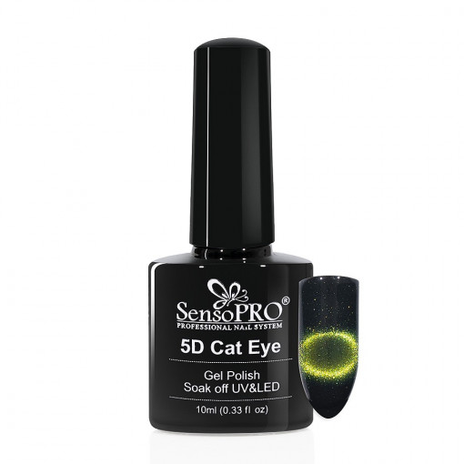 Poze Oja Semipermanenta Cat Eye 5D SensoPRO Star Dust #04, 10ml