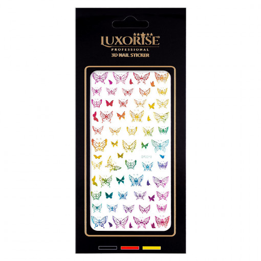 Sticker Unghii Butterfly DP2019, LUXORISE