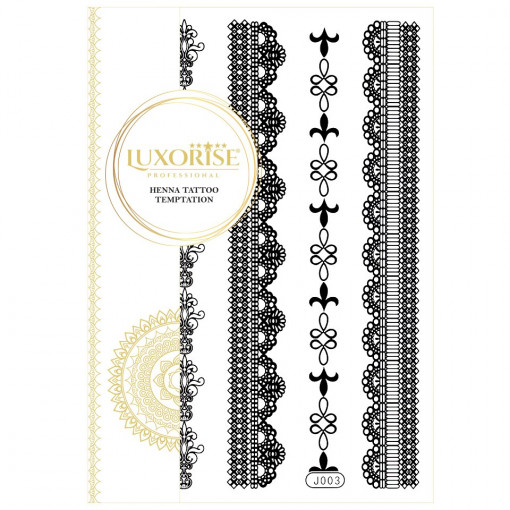Tatuaj Temporar LUXORISE Lined Up J003