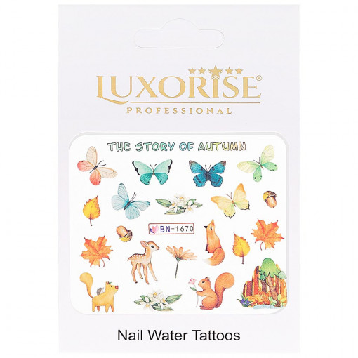 Tatuaj Unghii Fall BN-1670, LUXORISE
