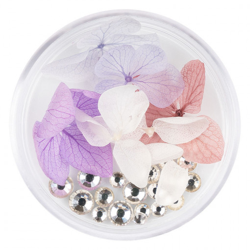 Flori Uscate Unghii cu cristale - Floral Fairytale #18 LUXORISE
