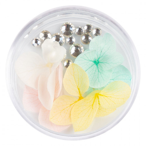 Flori Uscate Unghii cu cristale - Floral Fairytale #24 LUXORISE