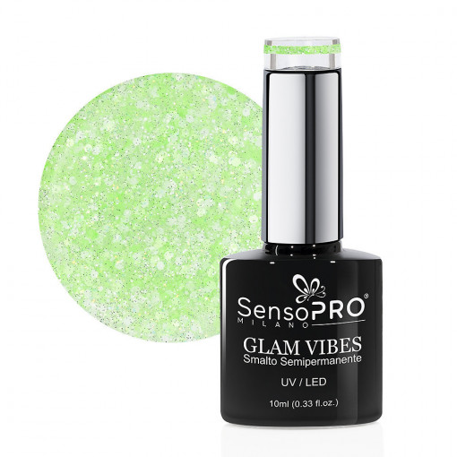 Oja Semipermanenta Glam Vibes SensoPRO Milano #04 Kelly Princess, 10ml