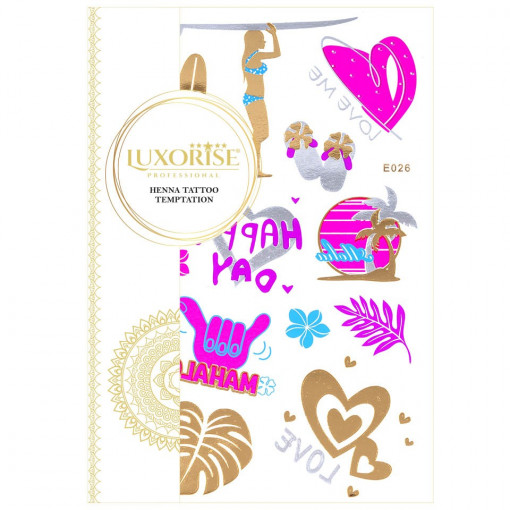Tatuaj Temporar LUXORISE Gold Edition E026