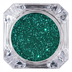 Sclipici Glitter Unghii Pulbere Emerald Green #09, LUXORISE
