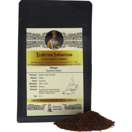 Cafea proaspat prajita si macinata handmade "Ecaterina Salvaresso , PREMIUM" , 150g
