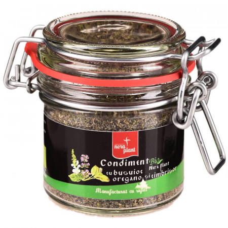 Condiment Nera Plant BIO cu busuioc, oregano si cimbrisor, 33g