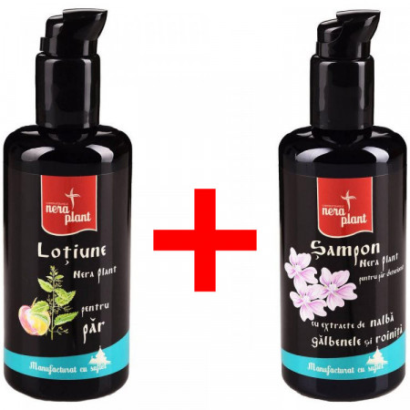 Pachet promo: Lotiune de par 200 ml + Sampon par deteriorat 200 ml