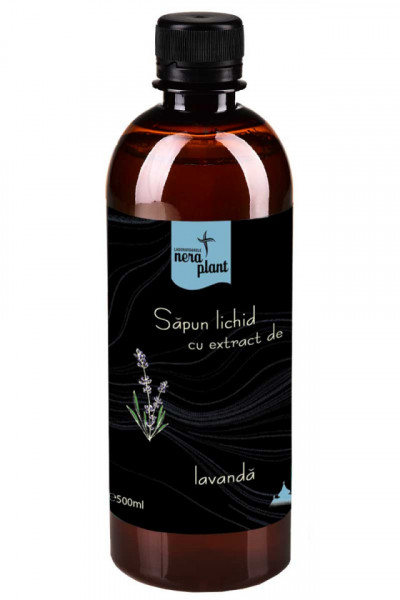 Sapun lichid Nera Plant cu extract de lavanda, 500ml