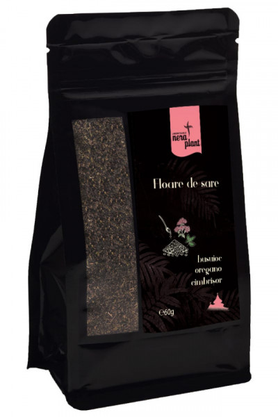 FLOARE DE SARE CU BUSUIOC, OREGANO, CIMBRISOR ECO 60GR