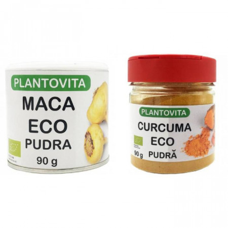 Pachet curcuma + maca pudra
