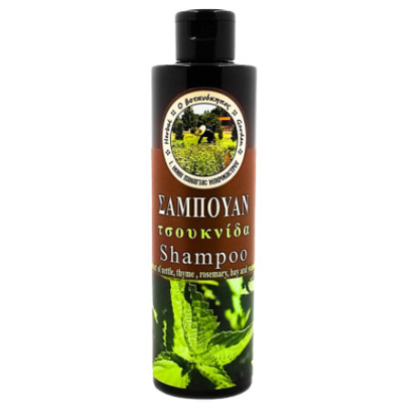 Șampon natural antimătreață cu urzică, dafin, cimbrișor, rozmarin și nuc - Mănăstirea Maicii Domnului, Grecia