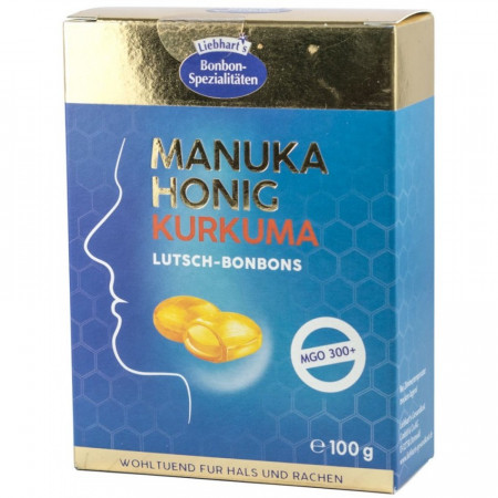 BOMBOANE CU MIERE DE MANUKA ȘI CURCUMA, 100G