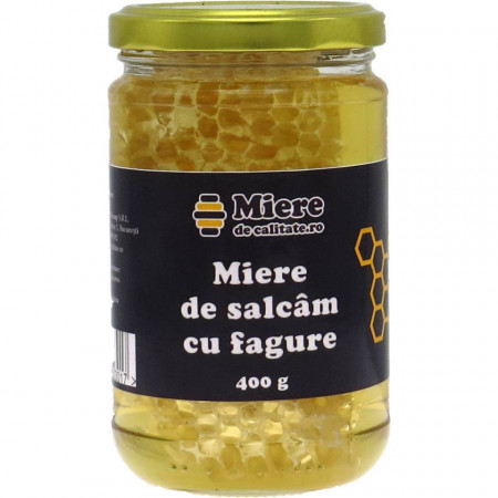 Miere de salcam cu fagure - 400g