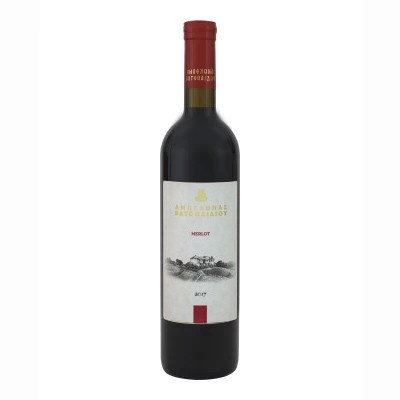 Vin manastiresc rosu sec Merlot, an 2017 - Sfantul Munte Athos - Manastirea Vatoped
