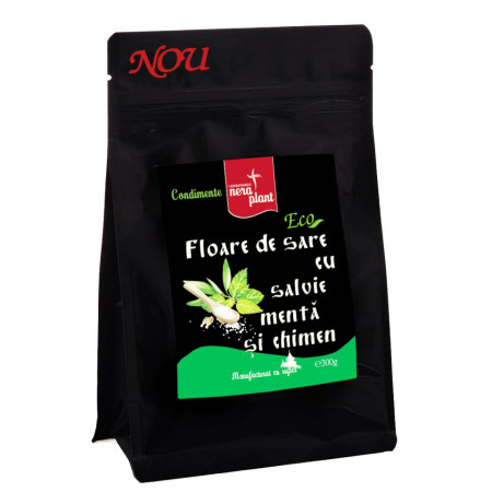 FLOARE DE SARE CU SALVIE, MENTA, CHIMEN ECO 300GR