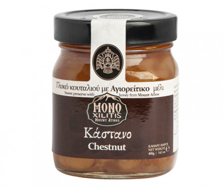 Dulceata din castane coapte - Sfantul Munte Athos - Man. Sf. Pavel - 370 gr