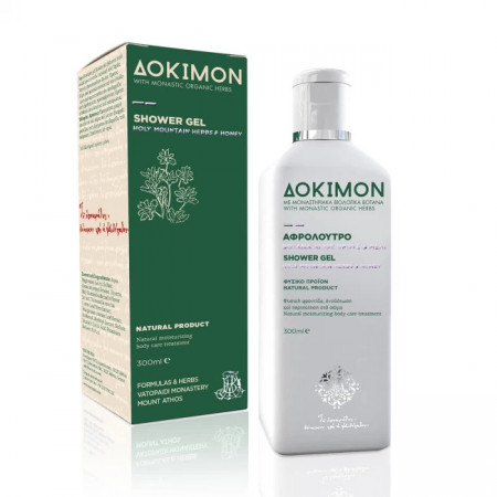 Gel de dus plantele Sfantului Munte, 300 ML - Sfantul Munte Athos - Manastirea Vatoped