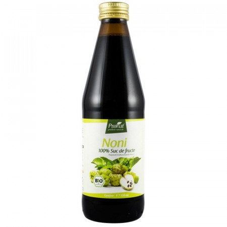 Suc de noni 100%, bio, 330 ml Medicura