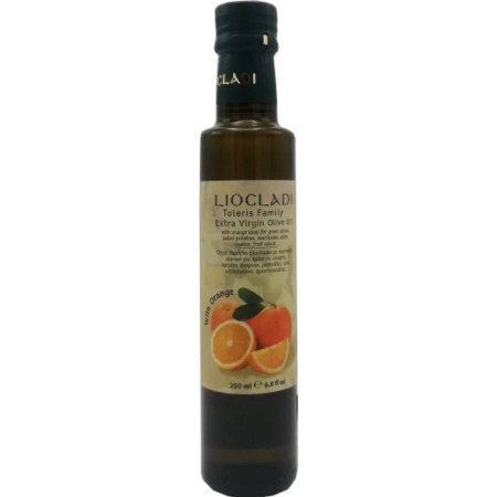 Ulei de măsline extravirgincondimentat cu portocale, 250 ml