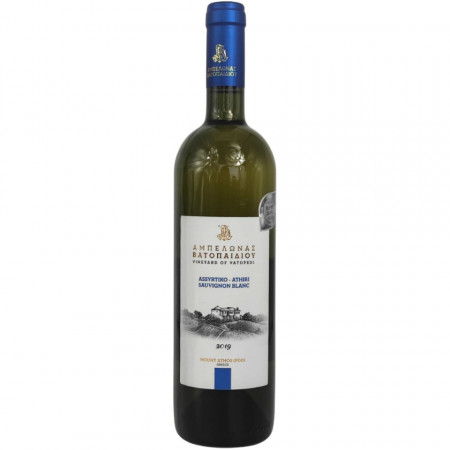 Vin manastiresc Assyrtiko Athiri Sauvignon Blanc, alb sec - Sfantul Munte Athos - Manastirea Vatoped
