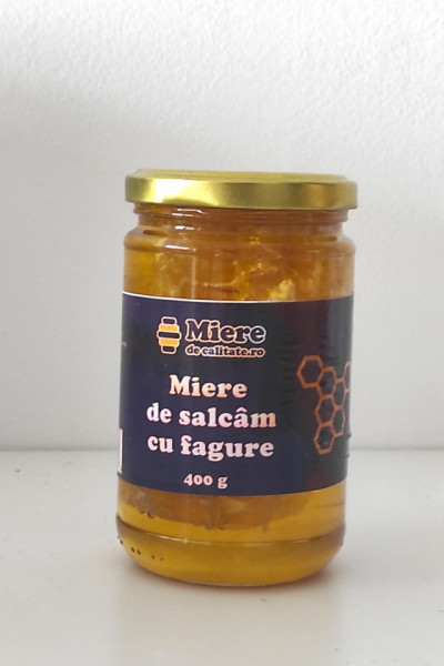 ETICHETA DETERIORATA - Miere de salcam cu capaceala - 400g