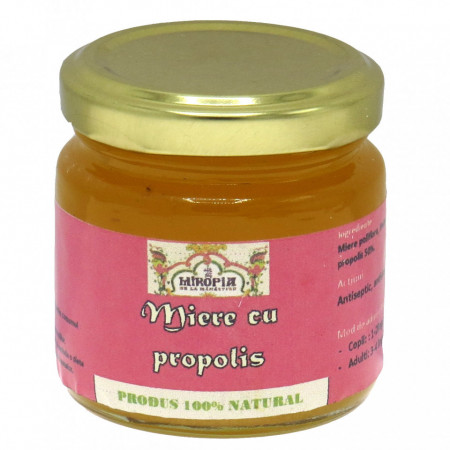 Miere cu propolis - 212gr – Miropia - Manastirea Turnu